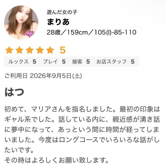 まりあの写メ日記